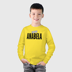 Лонгслив хлопковый детский Unreal Anabela, цвет: желтый — фото 2