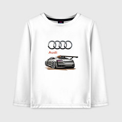 Детский лонгслив Audi Racing team
