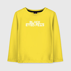 Лонгслив хлопковый детский Black Eyed Peas, цвет: желтый
