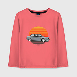Лонгслив хлопковый детский BMW Sun, цвет: коралловый