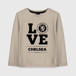 Лонгслив хлопковый детский Chelsea Love Классика, цвет: миндальный