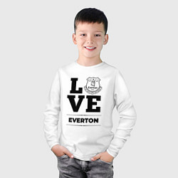 Лонгслив хлопковый детский Everton Love Классика, цвет: белый — фото 2