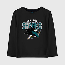 Лонгслив хлопковый детский SAN JOSE SHARKS NHL, цвет: черный