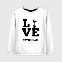 Детский лонгслив Tottenham Love Классика