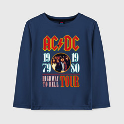 Детский лонгслив ACDC HIGHWAY TO HELL TOUR