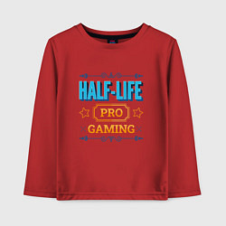 Лонгслив хлопковый детский Игра Half-Life PRO Gaming, цвет: красный