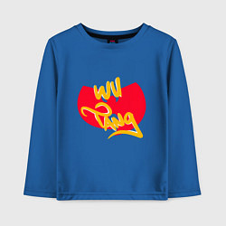 Лонгслив хлопковый детский Wu-Tang Red, цвет: синий