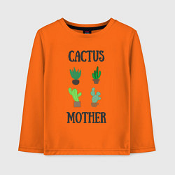 Детский лонгслив Cactus Mother, Мать кактусов