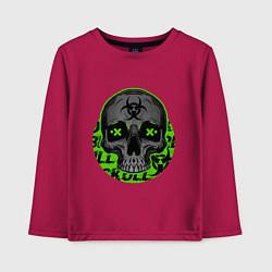 Детский лонгслив SKULL TOXIC
