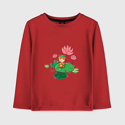 Детский лонгслив Бык рыбачок