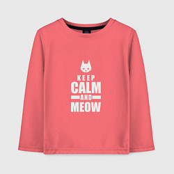 Детский лонгслив Stray - Keep Calm