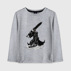 Детский лонгслив Berserk the Black Swordsman