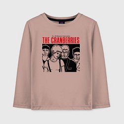 Лонгслив хлопковый детский Sus 50 mejores canciones - The Cranberries, цвет: пыльно-розовый