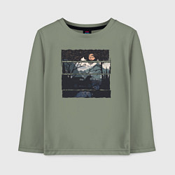 Детский лонгслив Внедорожник и медведь