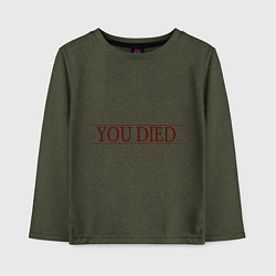 Детский лонгслив Dark Souls - You Died