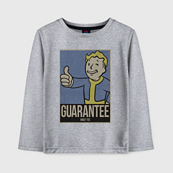 Лонгслив хлопковый детский Vault guarantee boy, цвет: меланж