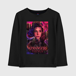 Детский лонгслив Stranger Things eleven