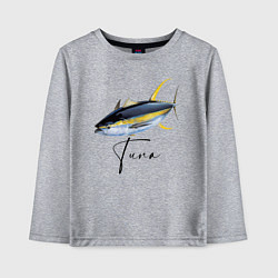 Детский лонгслив Желтопёрый океанский тунец