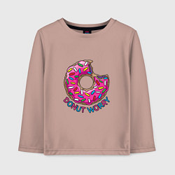 Детский лонгслив Donut - Worry