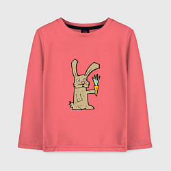 Детский лонгслив Rabbit & Carrot