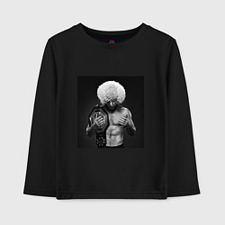 Детский лонгслив Хабиб Нурмагомедов чемпион