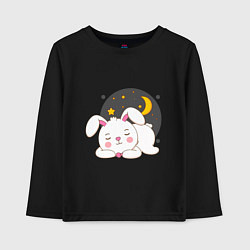 Детский лонгслив Спящий Зайка