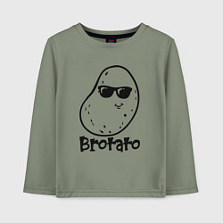 Детский лонгслив Brotato art