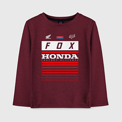 Детский лонгслив Honda racing