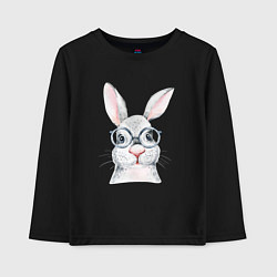 Детский лонгслив Серый кролик