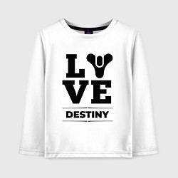 Детский лонгслив Destiny love classic