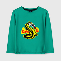 Лонгслив хлопковый детский Mortal Kai, цвет: зеленый