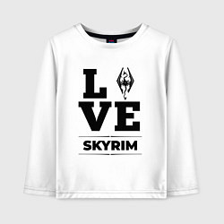 Детский лонгслив Skyrim love classic