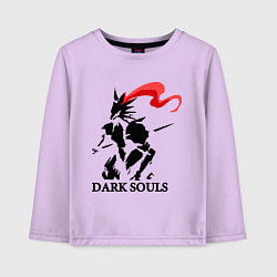 Лонгслив хлопковый детский Dark Souls, цвет: лаванда