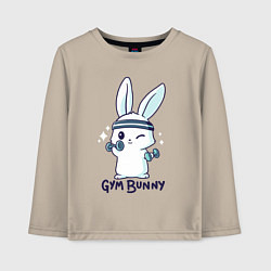 Детский лонгслив Gym bunny