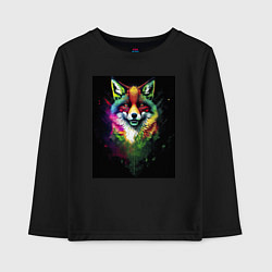 Детский лонгслив Colorful Fox