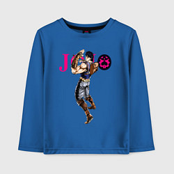 Лонгслив хлопковый детский Джонатан Джостар - JoJo Bizarre Adventure, цвет: синий