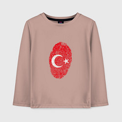Детский лонгслив Отпечаток Турции