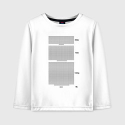 Лонгслив хлопковый детский 4K мем, цвет: белый