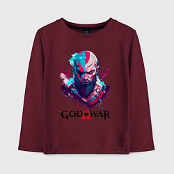 Детский лонгслив God of War, Kratos