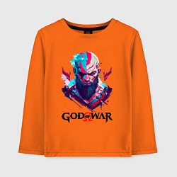 Детский лонгслив God of War, Kratos