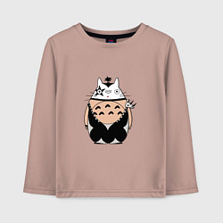 Детский лонгслив Totoro рокер