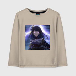 Лонгслив хлопковый детский Raiden love, цвет: миндальный