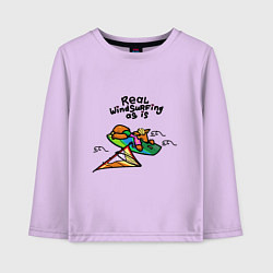 Детский лонгслив Виндсёрфинг как есть