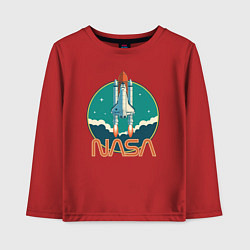 Детский лонгслив NASA Ship