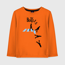 Лонгслив хлопковый детский The Beatles: break down, цвет: оранжевый