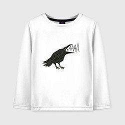 Детский лонгслив Кричащая ворона