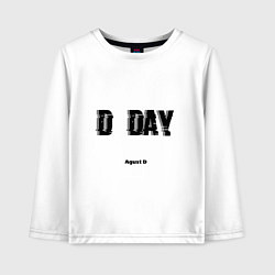 Детский лонгслив D DAY Agust D