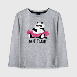 Детский лонгслив Ленивая панда