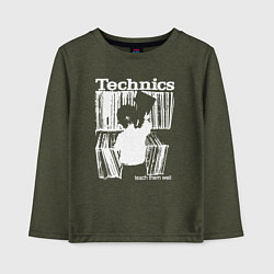 Детский лонгслив Tichnics music