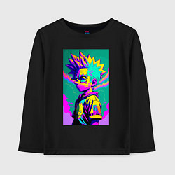 Детский лонгслив Bart Simpson - pop art